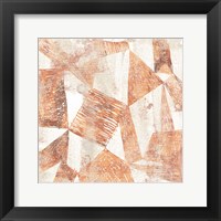 Red Earth Textile II Framed Print