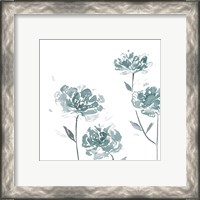 Framed 'Traces of Flowers I' border=