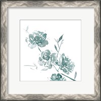 Framed 'Traces of Flowers II' border=