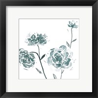 Framed 'Traces of Flowers III' border=