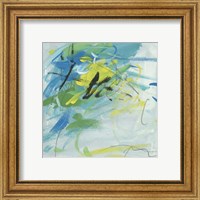 Framed 'Summer Symphony I' border=