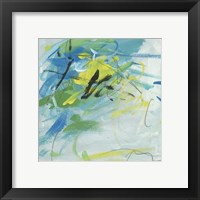 Framed 'Summer Symphony I' border=