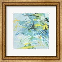 Framed 'Summer Symphony II' border=