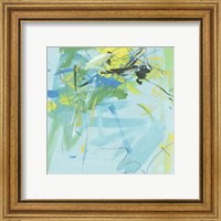 Framed 'Summer Symphony III' border=