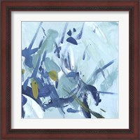 Framed 'Into the Blue III' border=