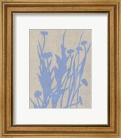 Framed 'Dusk Botanical I' border=