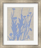 Framed 'Dusk Botanical I' border=