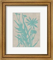 Framed 'Dusk Botanical II' border=