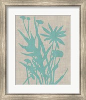 Framed 'Dusk Botanical II' border=