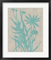 Framed 'Dusk Botanical II' border=