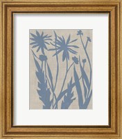 Framed 'Dusk Botanical III' border=