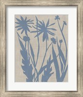 Framed 'Dusk Botanical III' border=