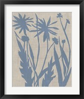 Framed 'Dusk Botanical III' border=