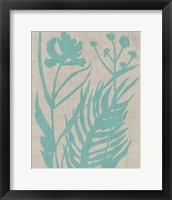 Framed 'Dusk Botanical IV' border=