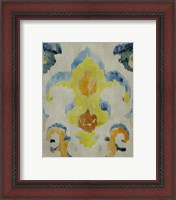 Framed 'Bohemian Ikat II' border=