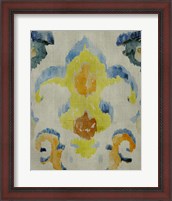 Framed 'Bohemian Ikat II' border=