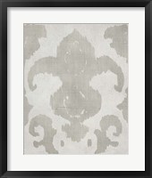 Shadow Ikat II Framed Print