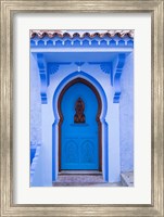 Framed Morocco, Chefchaouen A Traditional Door