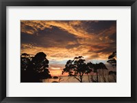 Framed Australia, Tasmania, Freycinet, Sunrise