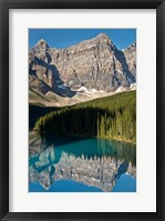 Framed Morning, Moraine Lake, Reflection, Canadian Rockies, Alberta, Canada