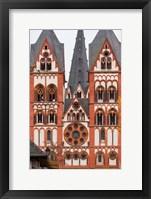 Framed Germany, Hesse, Limburg An Der Lahn, St Georgsdom Cathedral, 13th Century