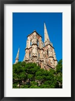 Framed Facade Of Iglesia Del Sagrado Corazon, Cordoba, Argentina