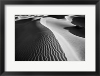 Framed Valley Dunes Landscape, California (BW)