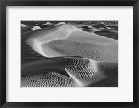 Framed Valley Dunes Desert, California (BW)