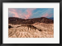 Framed Sunrise At Zabriskie Point