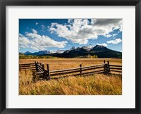 Framed Dallas Divide, Last Dollar Ranch, Colorado