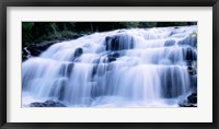 Framed Wide Cascade Of Bond Falls On The Ontonagon River