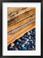 Framed Rocky Lake Superior Shoreline, Michigan