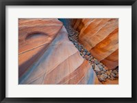 Framed Designs Of A Small Canyon On The White Dome Trail