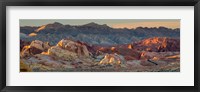 Framed Panorama Of Valley Of Fire State Park, Nevada