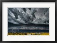 Framed Lightening Strike On The Dakota Plains