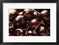 Framed Close-Up Of Fresh Cherries