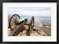 Framed Cannon Perched On Lookout Mountain, Tennessee