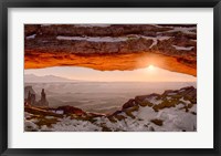 Framed Sunrise At Mesa Arch, Canyonlands National Park, Utah