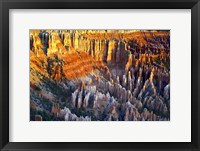 Framed Sunrise At Bryce Point Bryce National Park, Utah