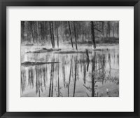 Framed Mistry Creek, Wyoming (BW)