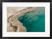 Framed Black Pool, West Thumb Geyser Basin, Wyoming