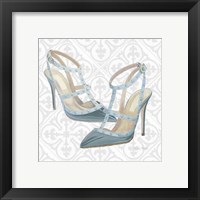 Framed 'Must Have Fashion II Gray White' border=