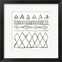 Framed 'Nordic Vibes III' border=