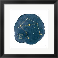 Framed Horoscope Libra