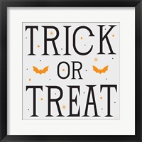 Framed 'Festive Fright Trick or Treat II' border=