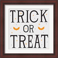 Framed 'Festive Fright Trick or Treat II' border=