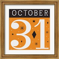 Framed 'Festive Fright October 31 II' border=