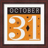 Framed 'Festive Fright October 31 II' border=