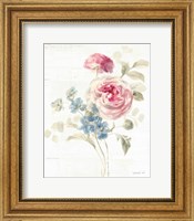 Framed 'Cottage Garden II' border=