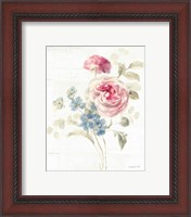 Framed 'Cottage Garden II' border=